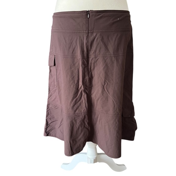 Brown Midi Utility Skirt Y2K Size 6 (34 Waist) - Picture 4 of 4